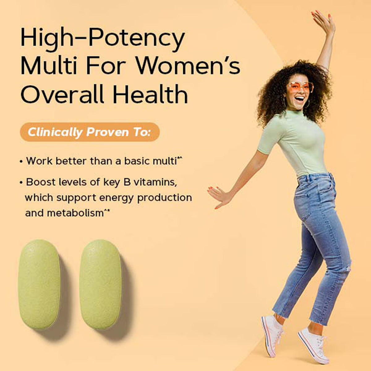 GNC Women's Energy and Metabolism Multivitamin 180ct