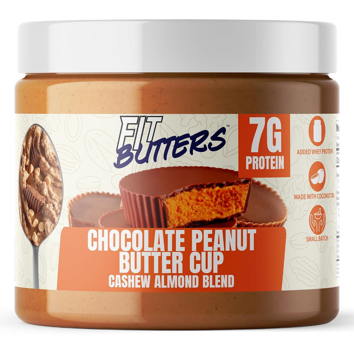 Fit Butters Nut Butter 16oz Cashew Butter