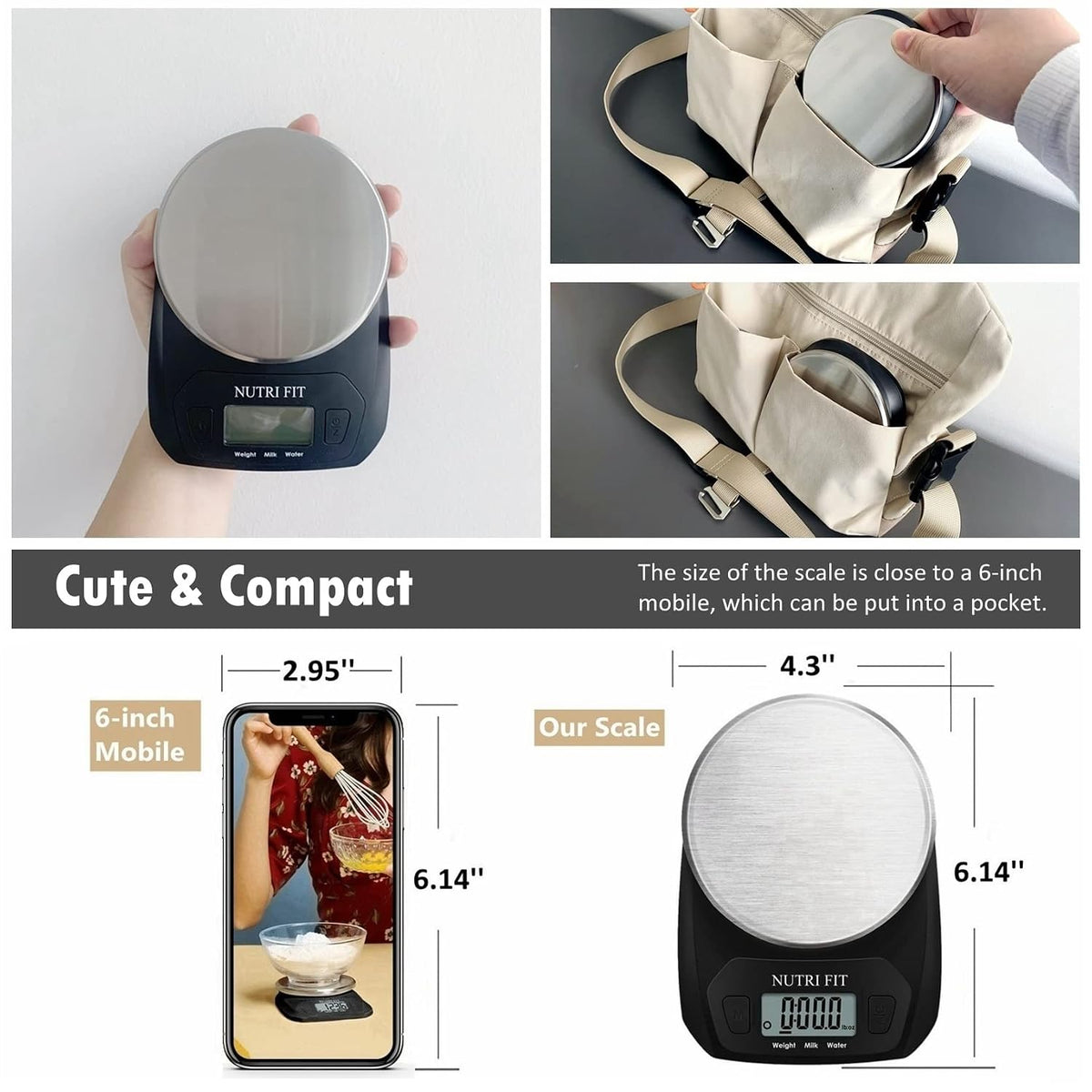 Nutri Fit Digital Food Scale Model EK9660K