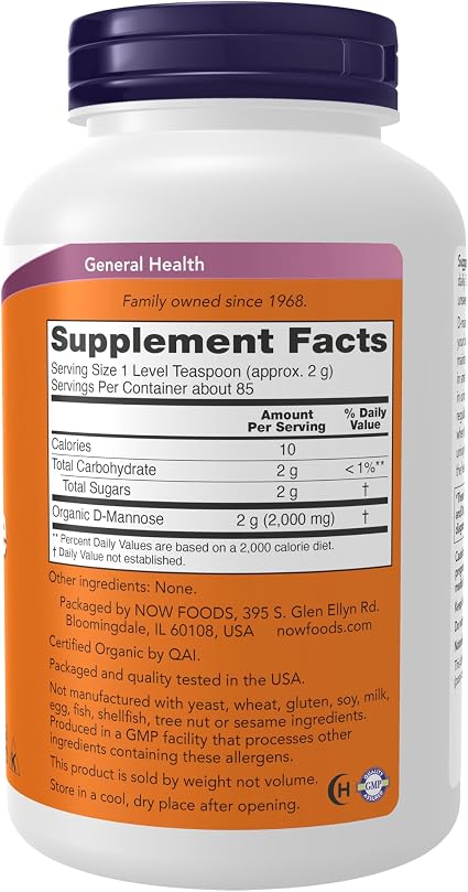 Now D-Mannose Pure Powder 6oz