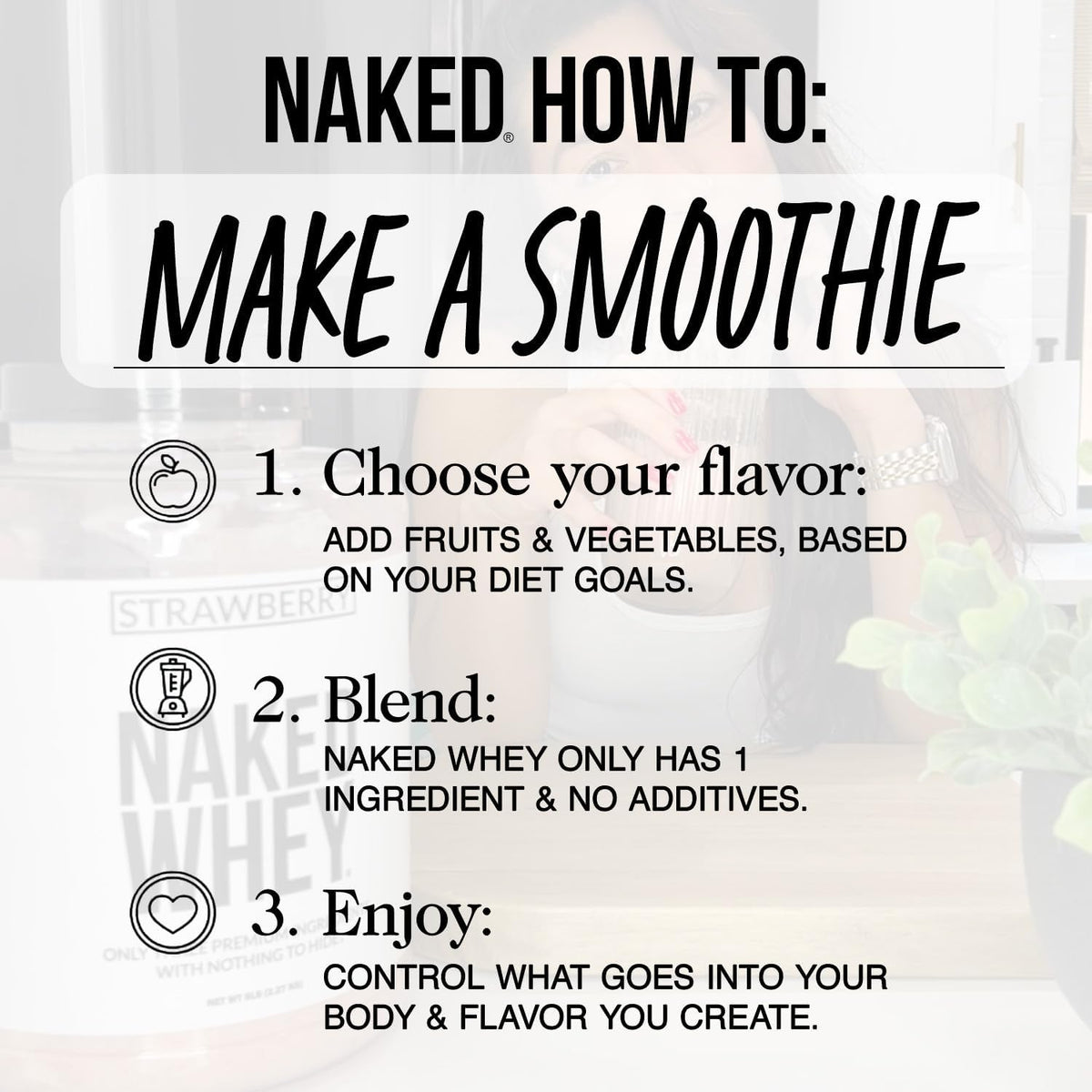 Naked Whey 100% Premium Grass Fed Whey