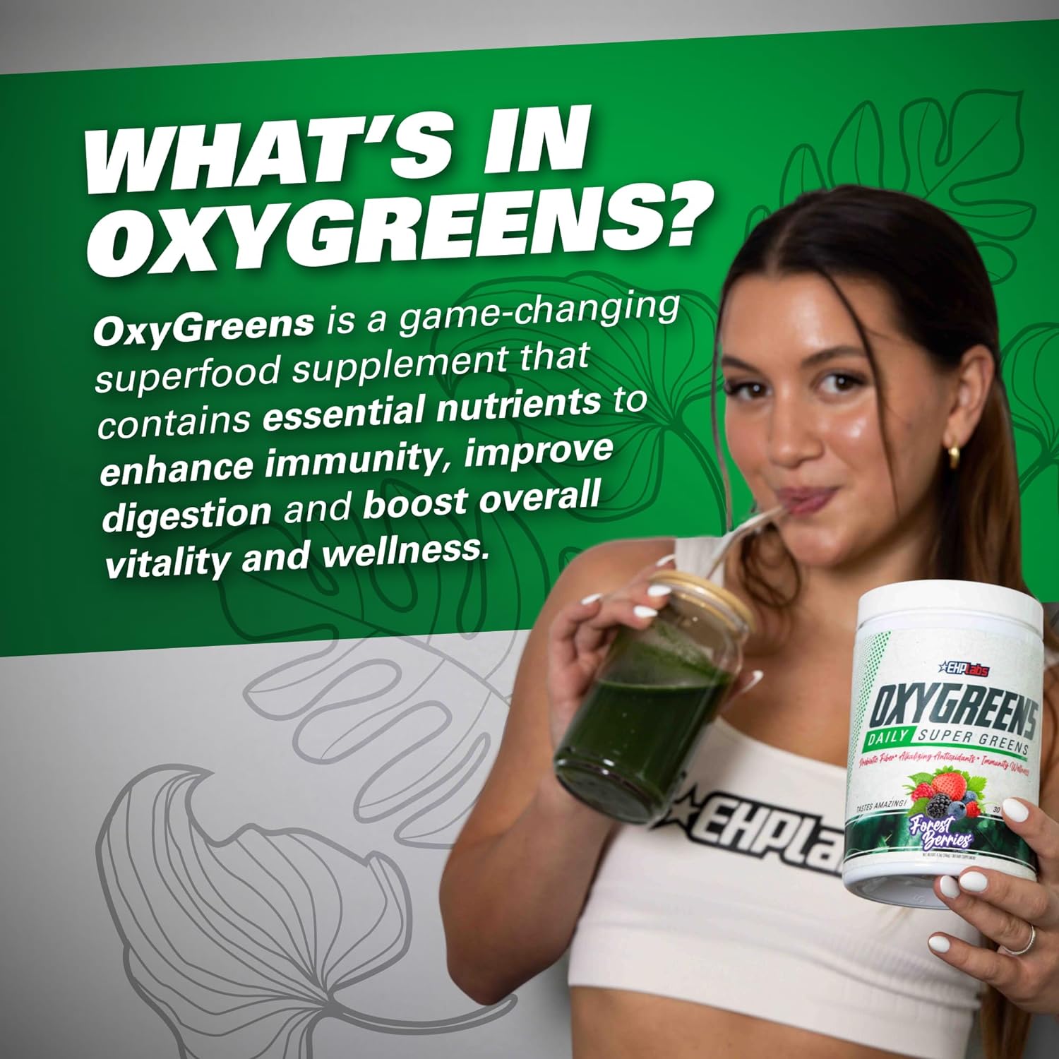 EHP Labs Oxygreens - Forest Berries 30 servings