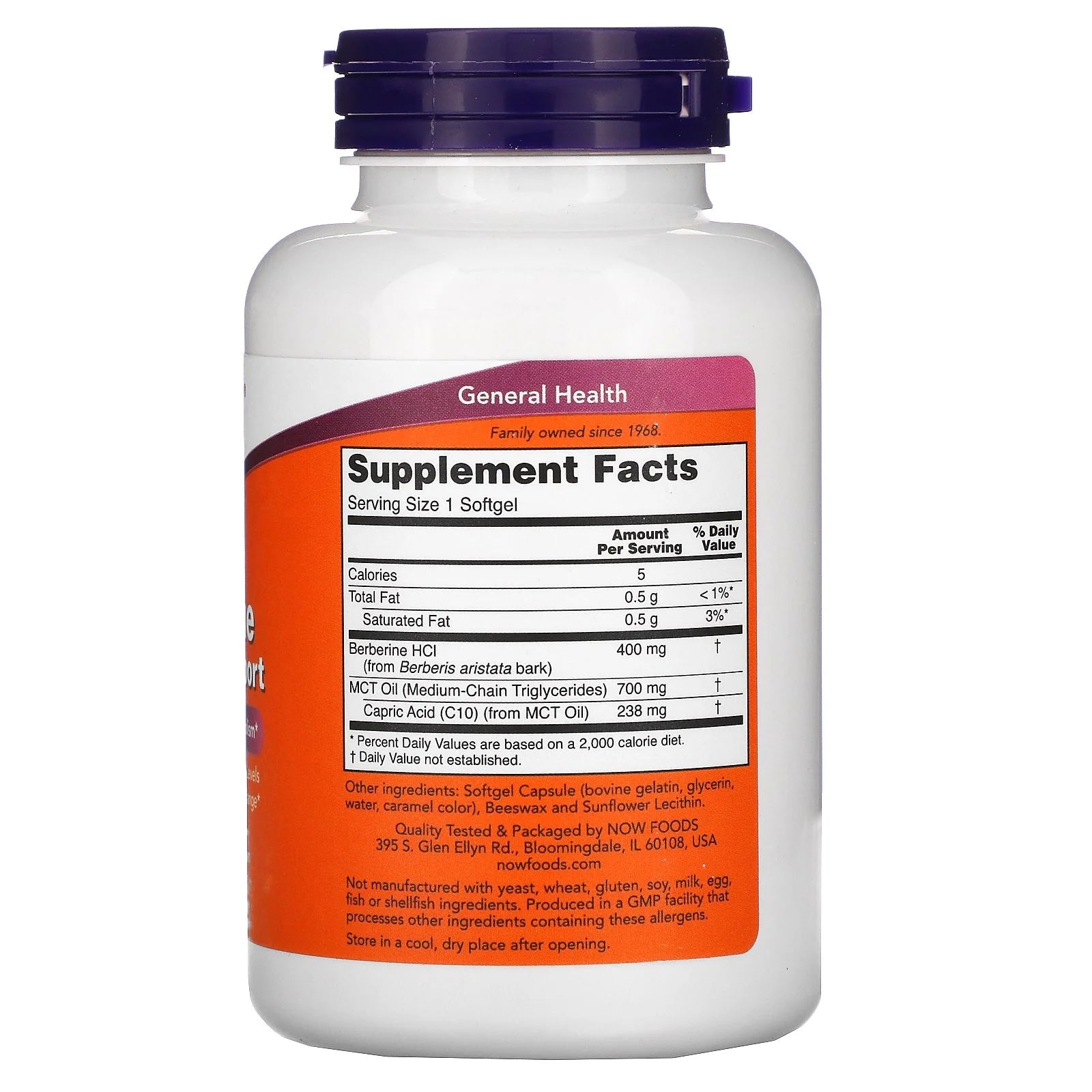 NOW Berberine Glucose Support 90ct