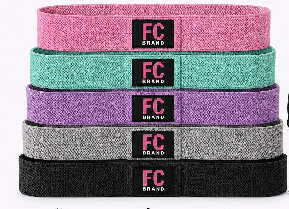 5pc fabric band set (FC Brand) mini loop bands