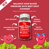 Fit Well - Heart Strong Beet Root Gummies 60ct