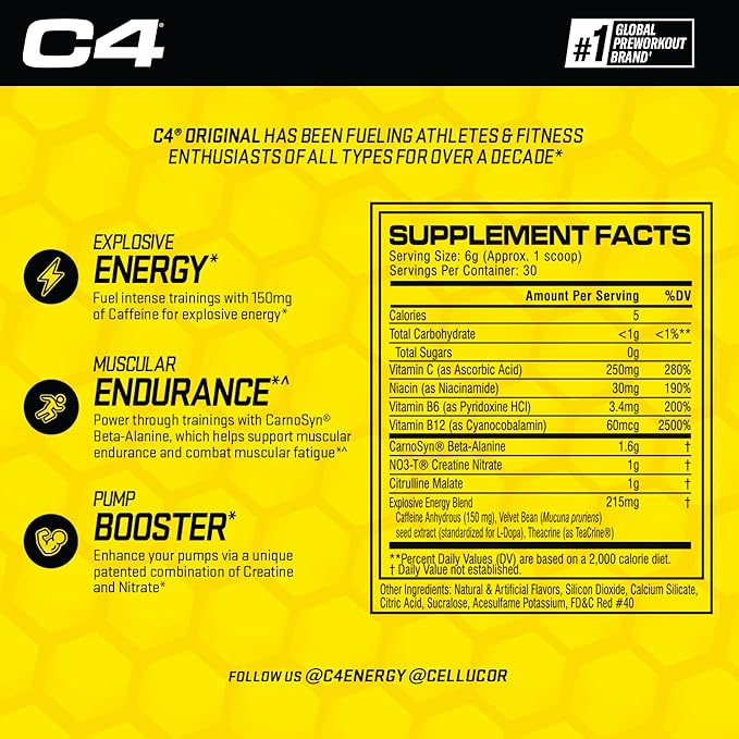 C4 Original 30sv Pre Workout