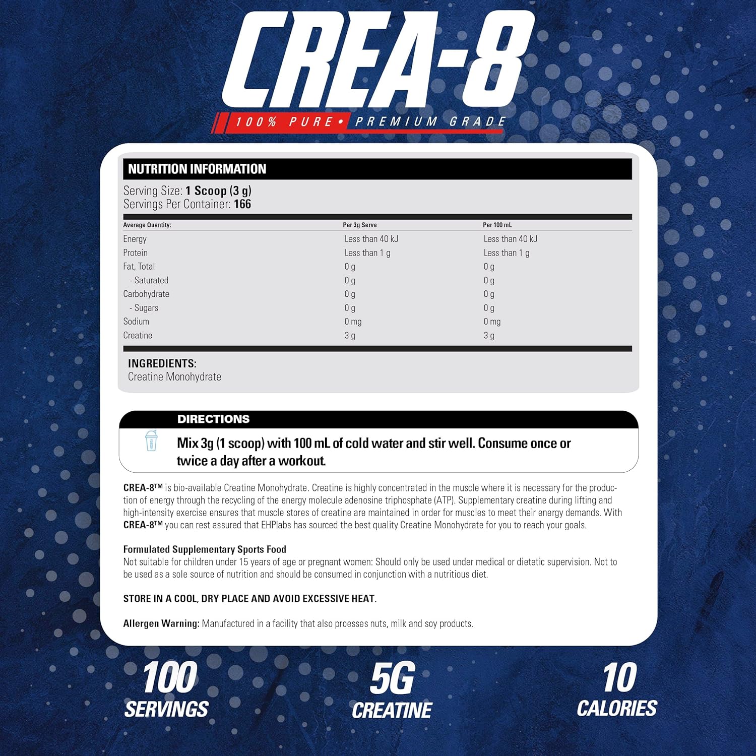 EHP Labs Crea-8 500g