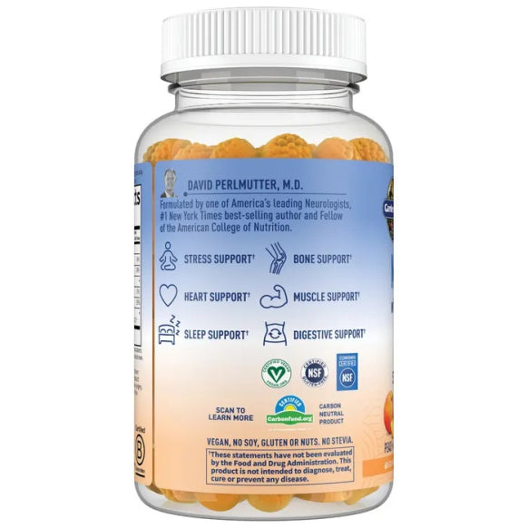 Garden of Life, Magnesium with Pre & Probiotics Gummies Peach, 60 Gummies