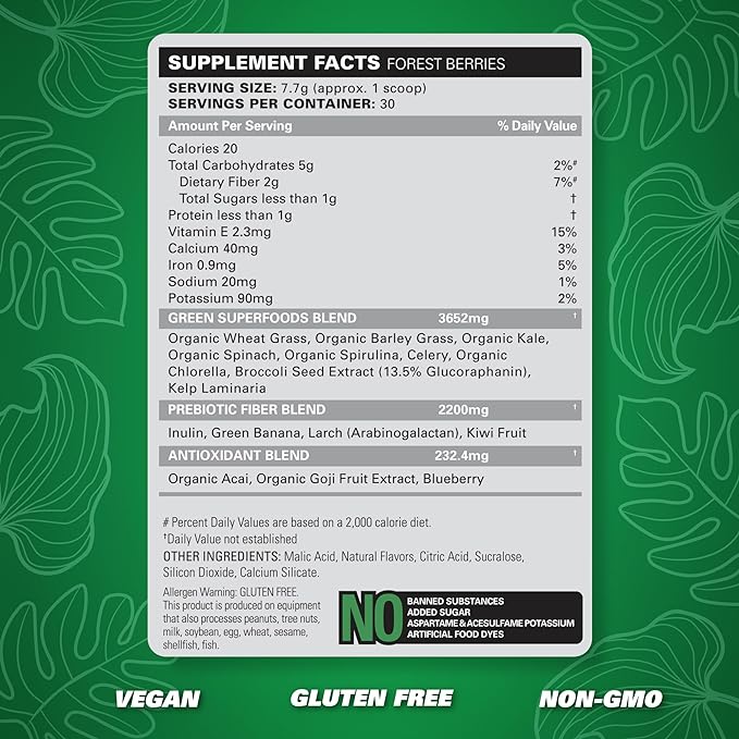 EHP Labs Oxygreens - Forest Berries 30 servings