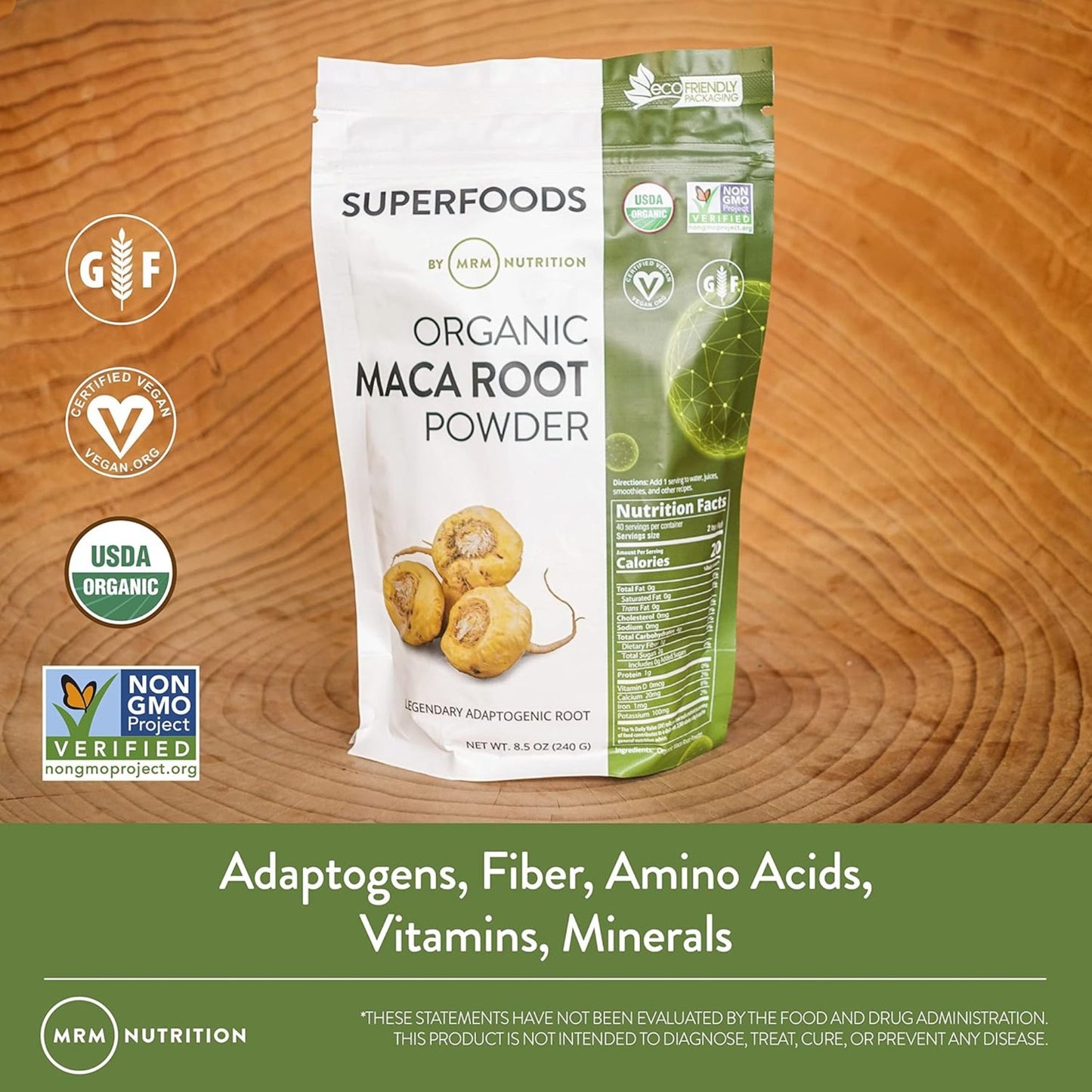 MRM Raw Organic Maca Root Powder
