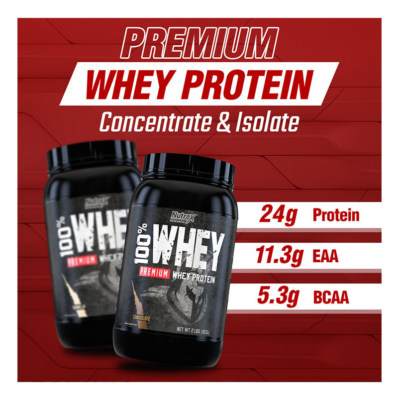 Nutrex 100% Whey Protein 2lb