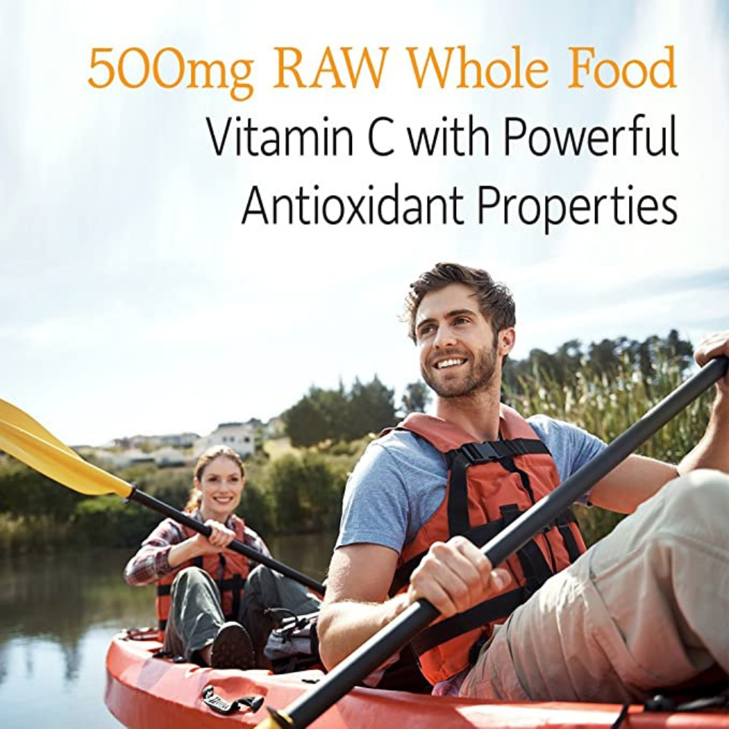 GOL Whole Food||Vitamin C Code Raw Capsules||500mg 60ct