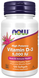 NOW Vitamin D3 softgels