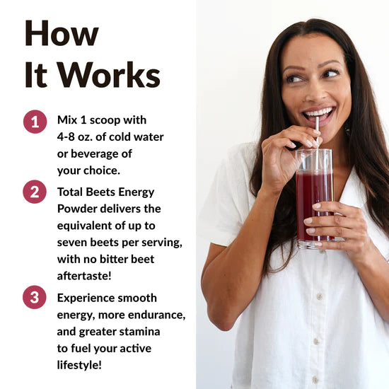 Force Factor Total Beets Energy Drink Mix 30 Servings