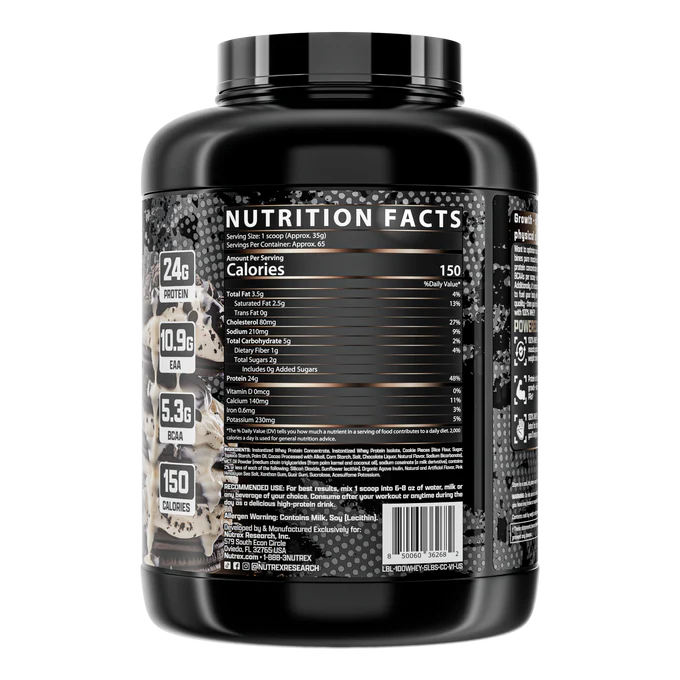 Nutrex 100% Whey Protein 2lb