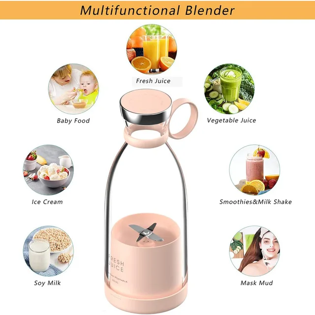 Portable Blender - Wireless USB Charging