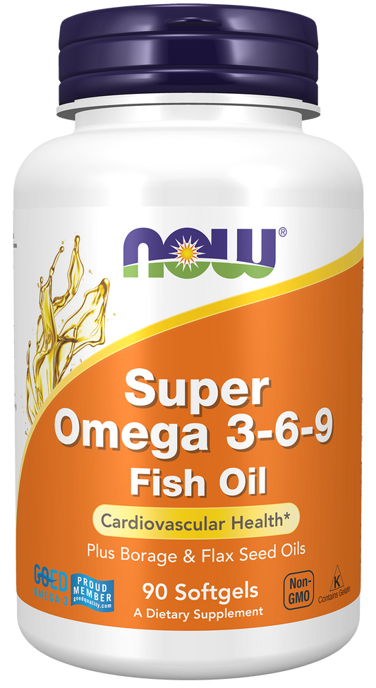 Now Super Omega 3-6-9 90softgels
