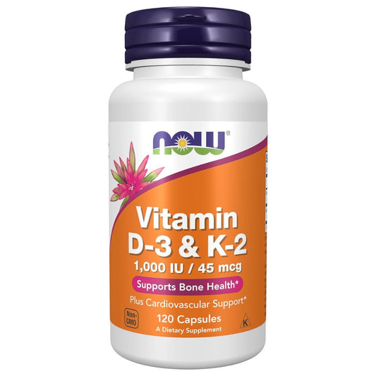 NOW Vitamin D-3 & K-2