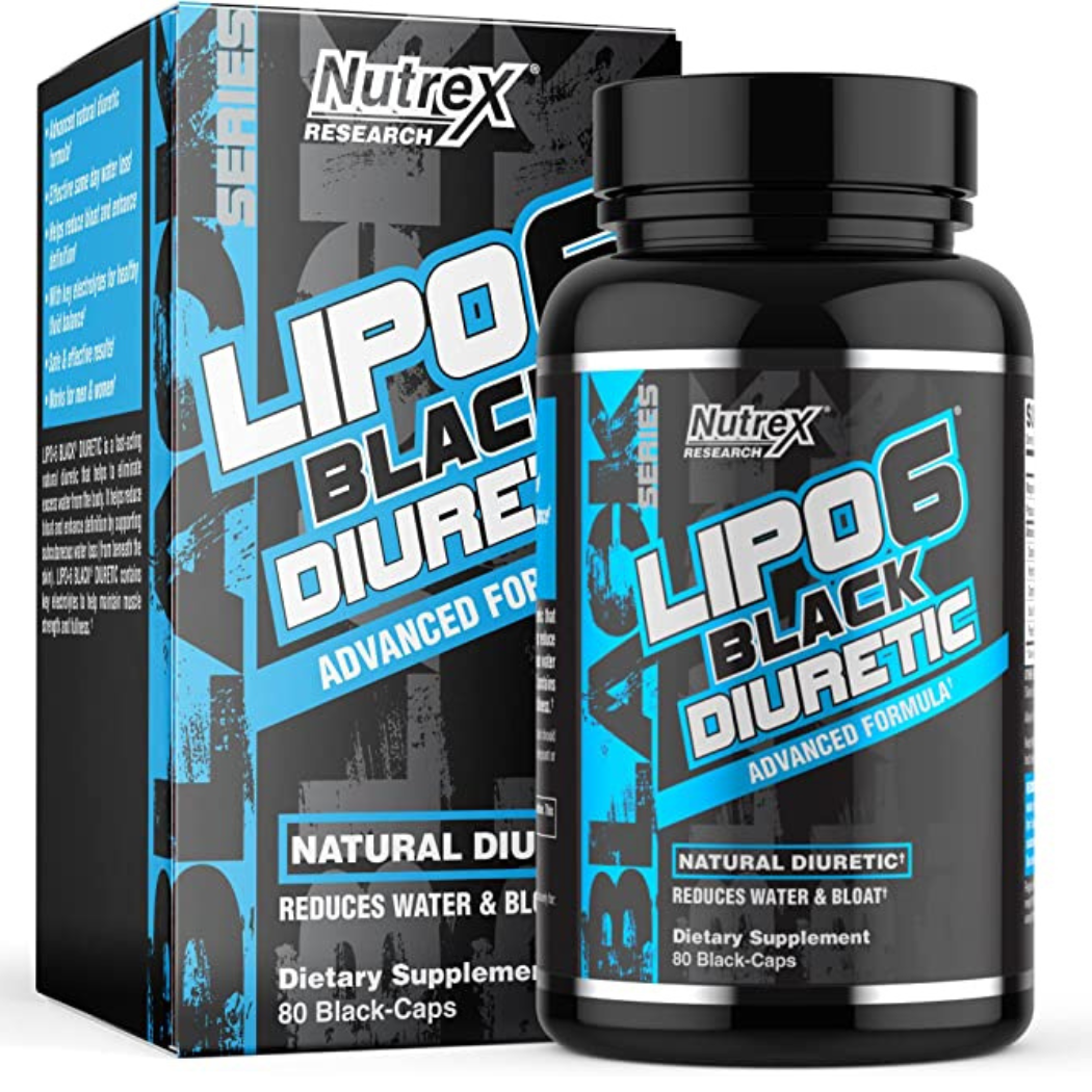 Lipo 6 Black Diuretic Water Pills (80 Caps)