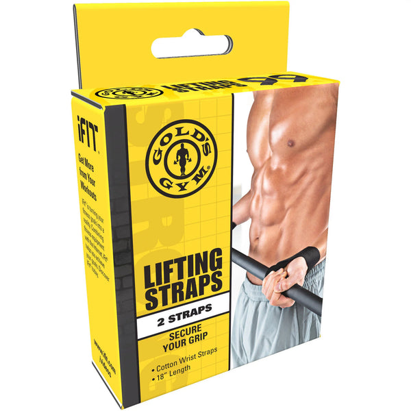 Gold’s Gym 18” Pro Weight Lifting Straps Fitness Connection ltd