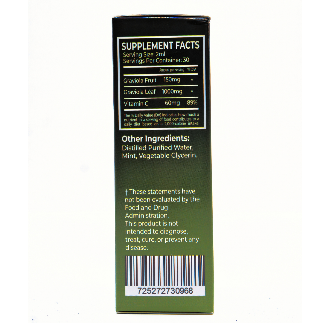 Fit Well Sour Sop Drops 2oz liquid