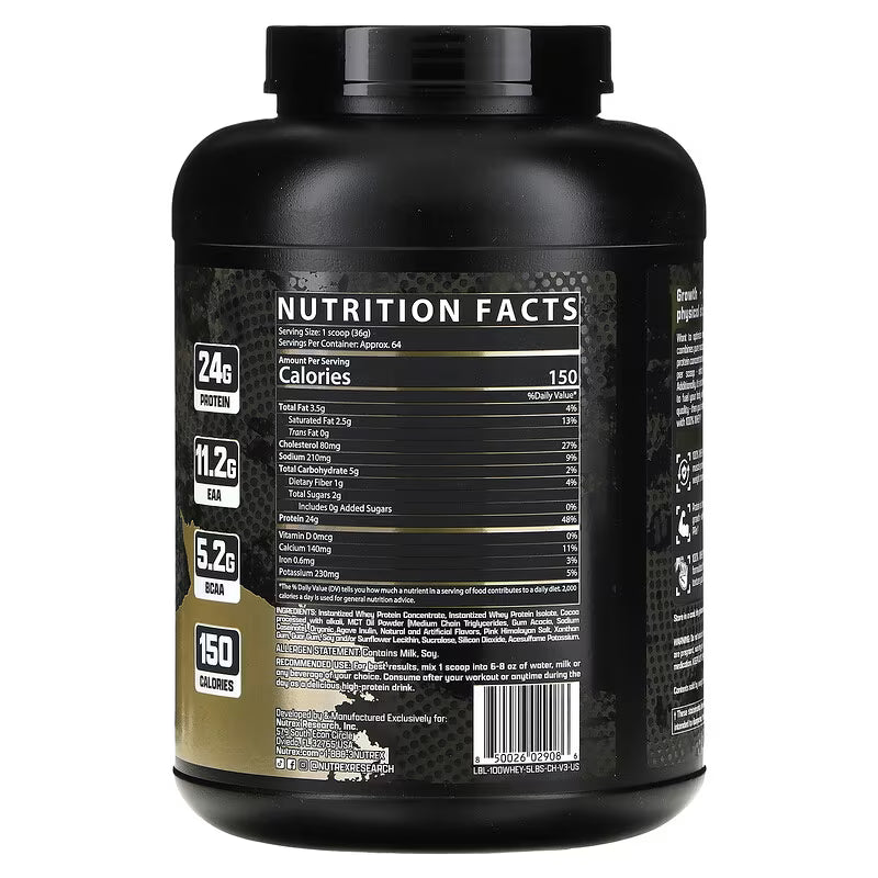 Nutrex 100% Whey Protein 5lb