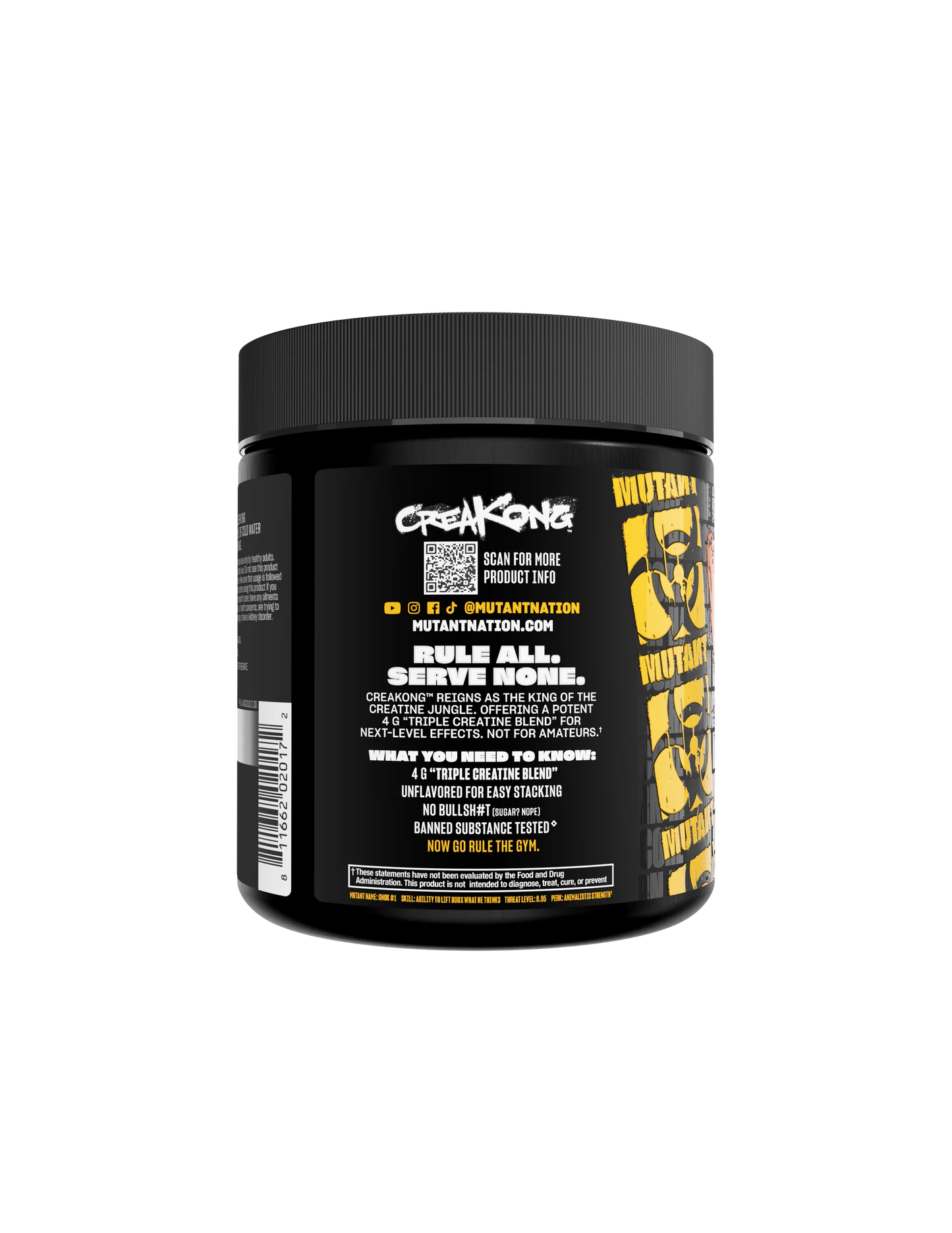 Mutant Creakong 300g unflavored 75sv