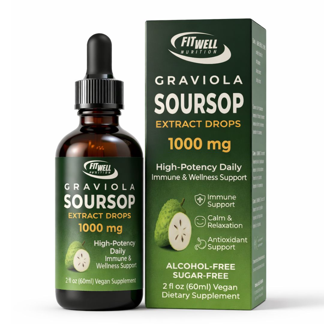 Fit Well Sour Sop Drops 2oz liquid