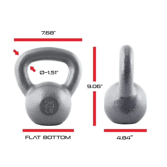 CAP Barbell Cast Iron Kettlebell 25lbs