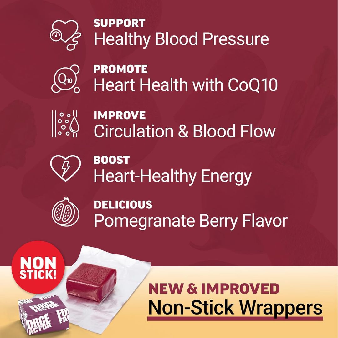 Total Beets Ultimate Heart Health Chews- 60ct Black Cherry