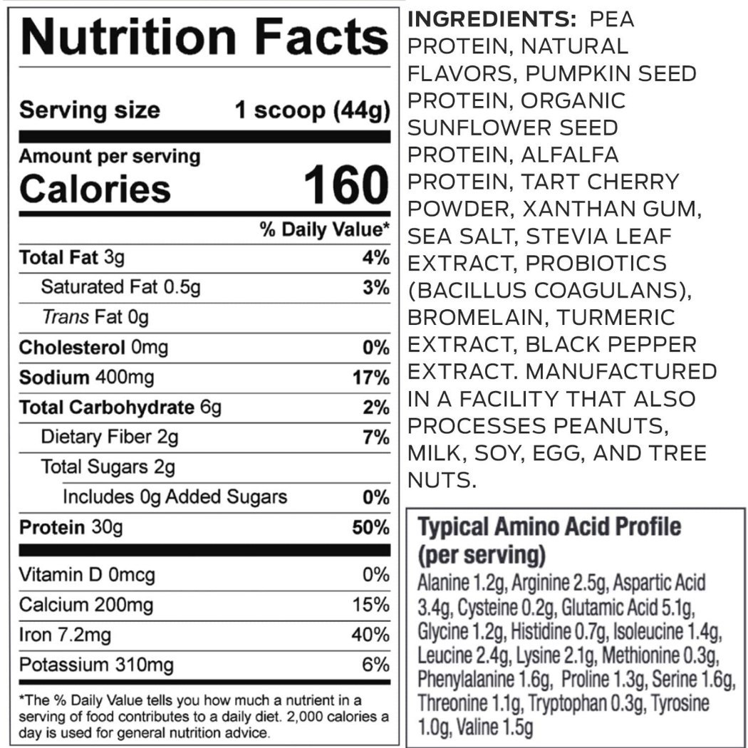 Vega Sport Plant Based Premium Protein Powder 2lb