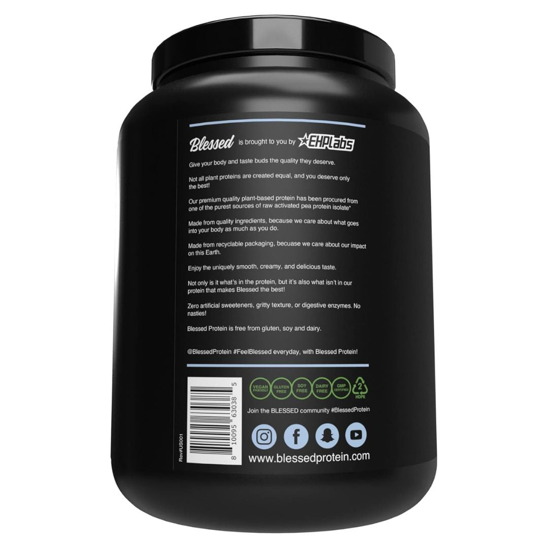 EHP Labs Blessed Vegan Protein 2lb 30 servings
