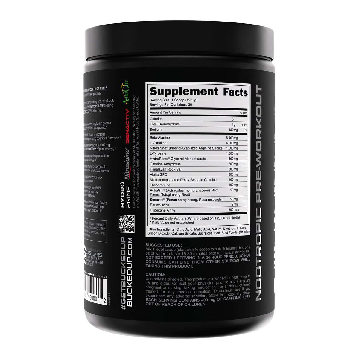 Mother Bucker Nootropic Pre-Workout - (20 Servings)