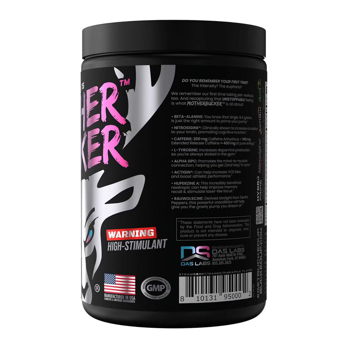 Mother Bucker Nootropic Pre-Workout - (20 Servings)