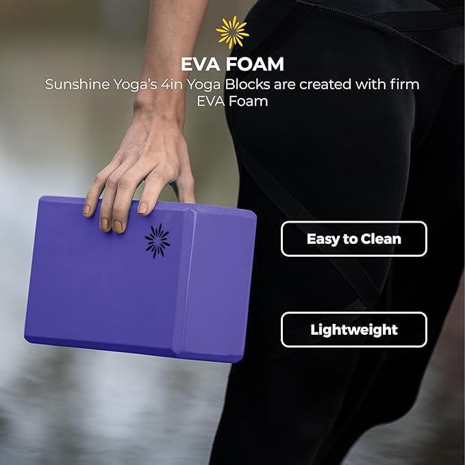 Foam Yoga Block 4"