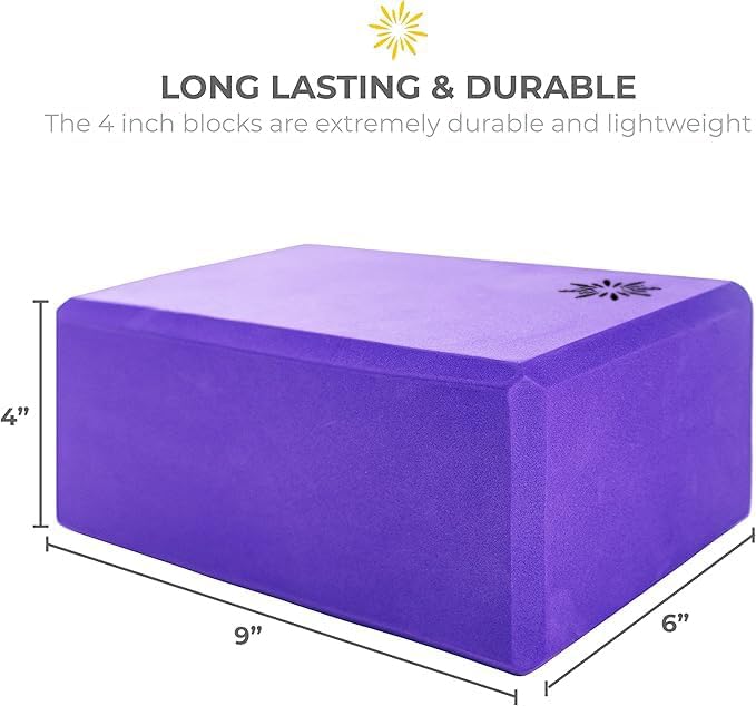 Foam Yoga Block 4"