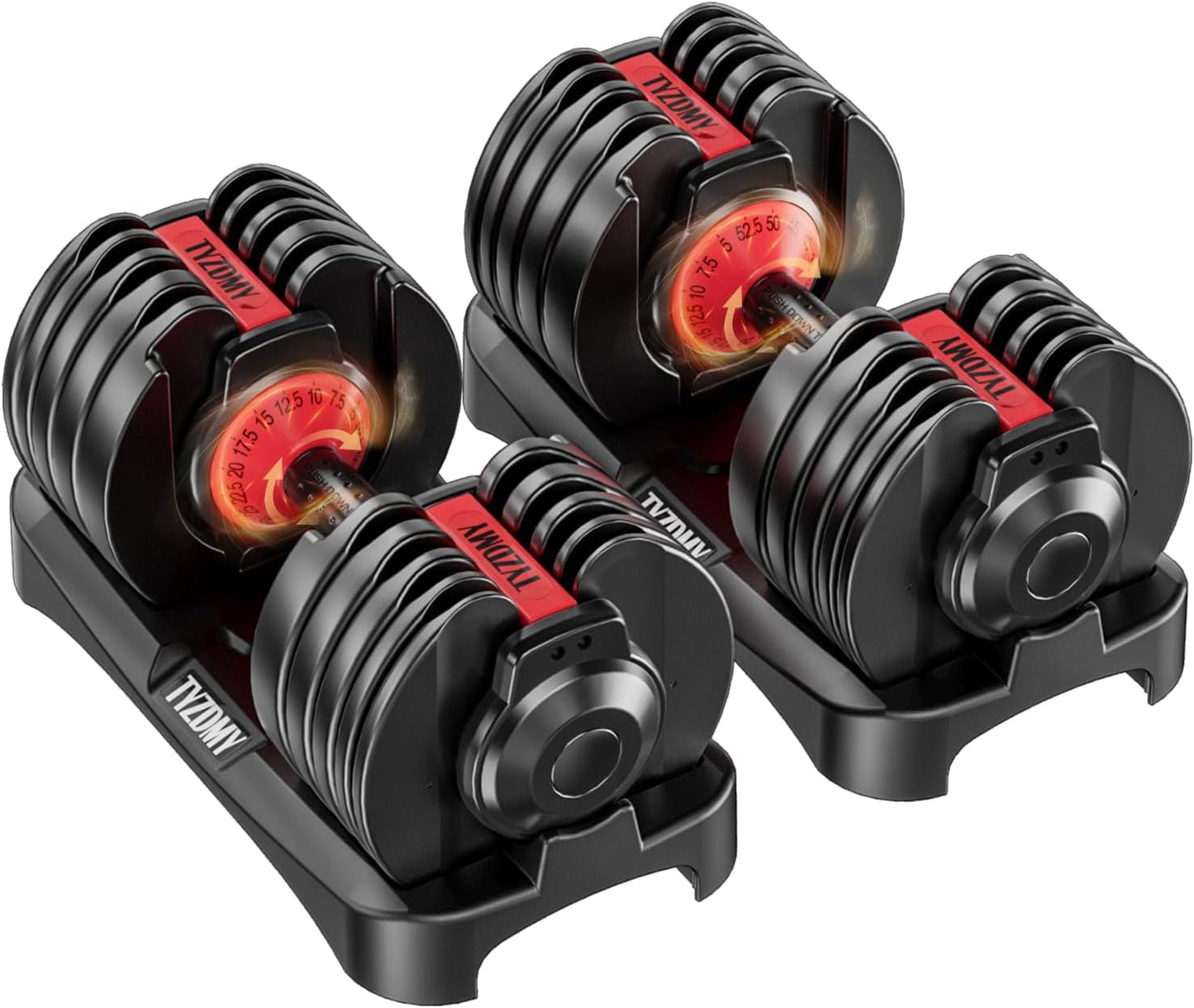 52.5lb Adjustable Dumbbell Pair (Set of 2)