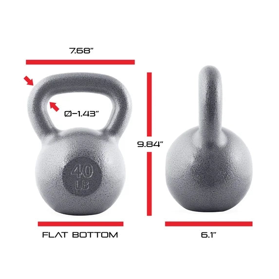 CAP Barbell Cast Iron Kettlebell 40lbs