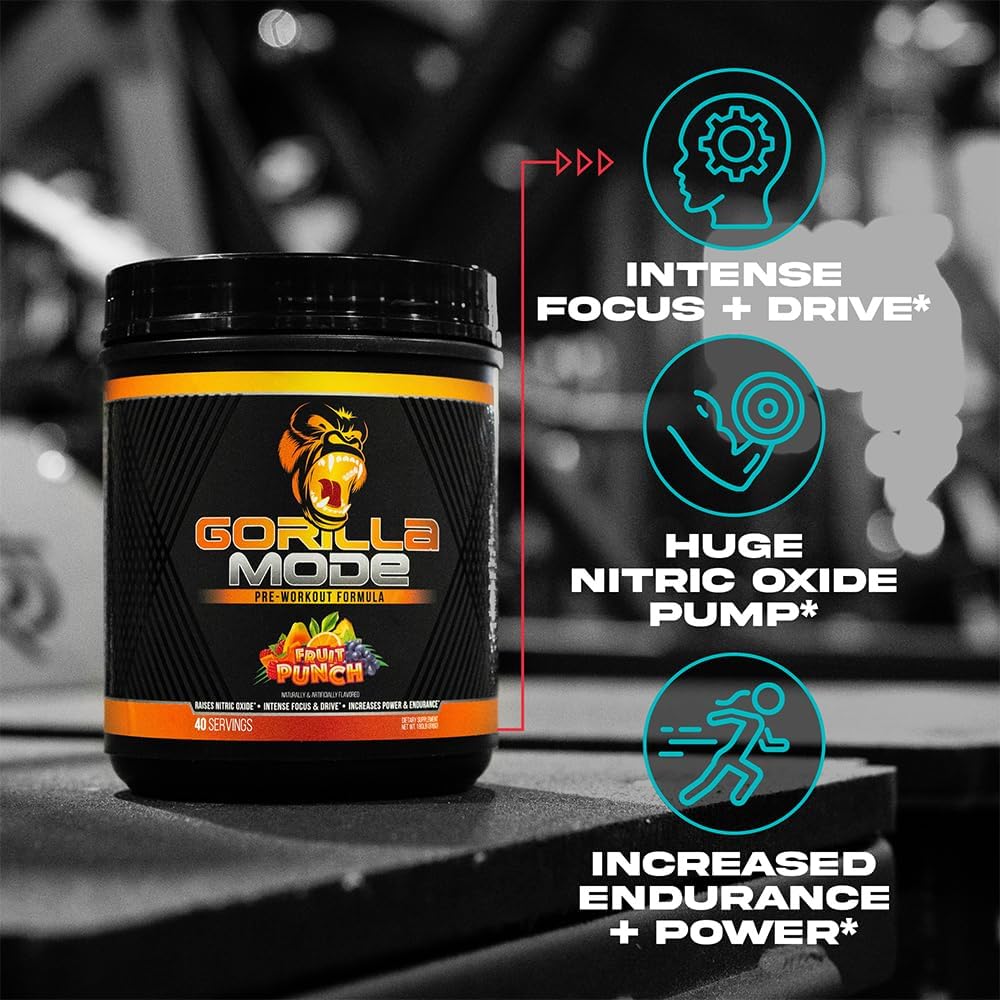 Gorilla Mind Gorilla Mode Pre-Workout 40sv