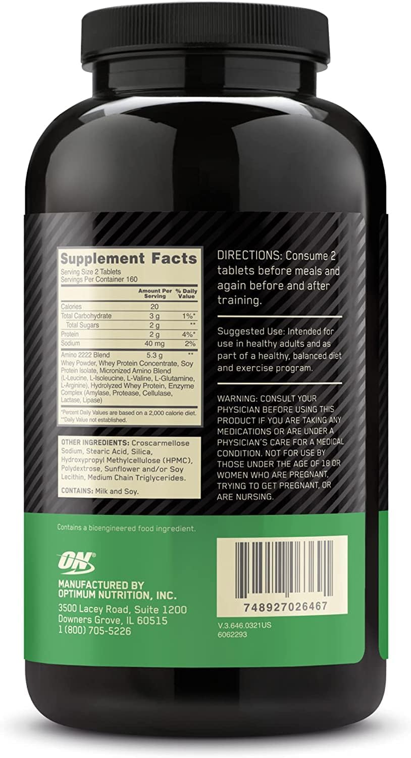 ON Superior Amino Tablets 320 caps