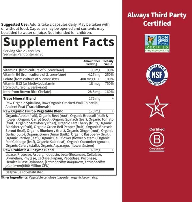 Garden of Life Vitamin Healthy Blood