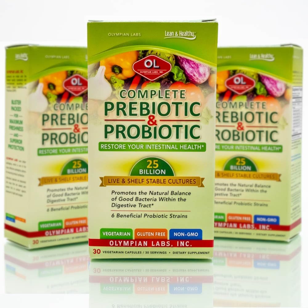 Olympian Labs Complete Prebiotic & Probiotic 30 caps
