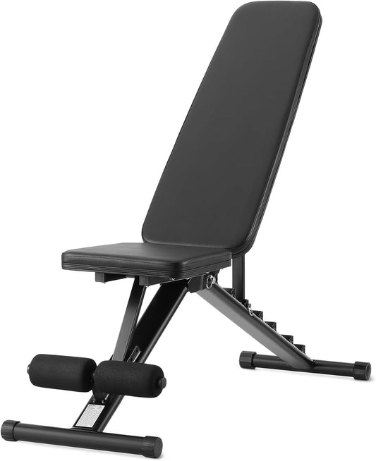 Adjustable Foldable Heavy-Duty Bench 660lbs