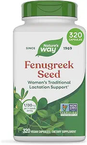 Nature's Way Fenugreek Seed 320 vcaps