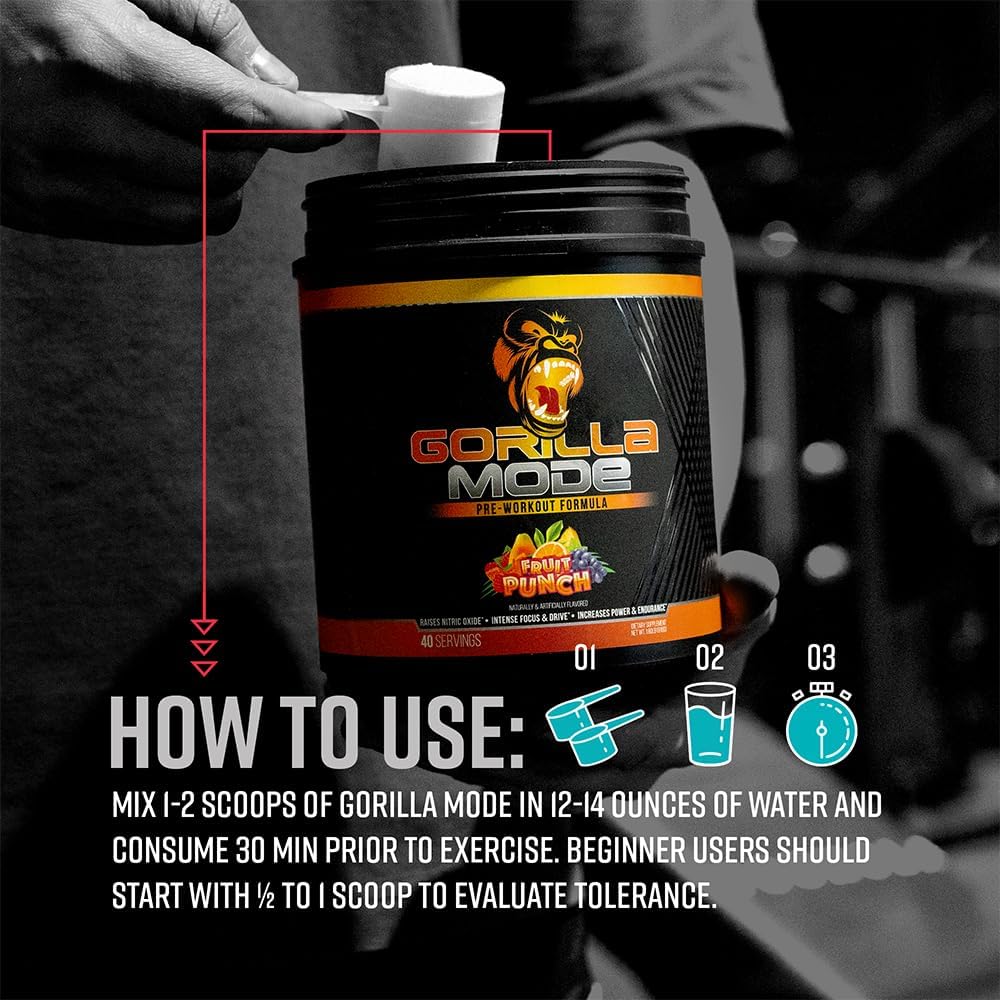 Gorilla Mind Gorilla Mode Pre-Workout 40sv