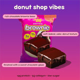 Alpha Prime Protein Brownie Glazed Chocolate Donut