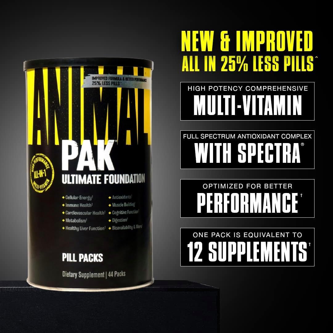 Universal Nutrition Animal Pak Ultimate Foundation Multivitamins