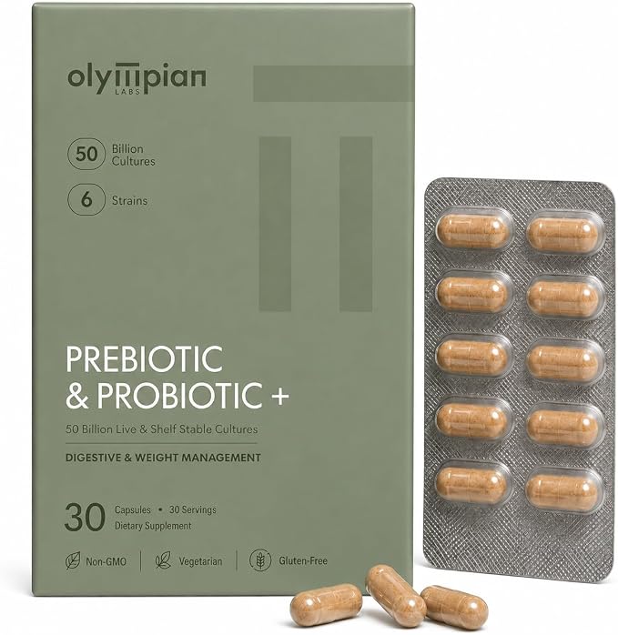 Olympian Labs Complete Prebiotic & Probiotic 30 caps