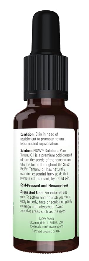 NOW Organic Tamanu Oil 1 oz