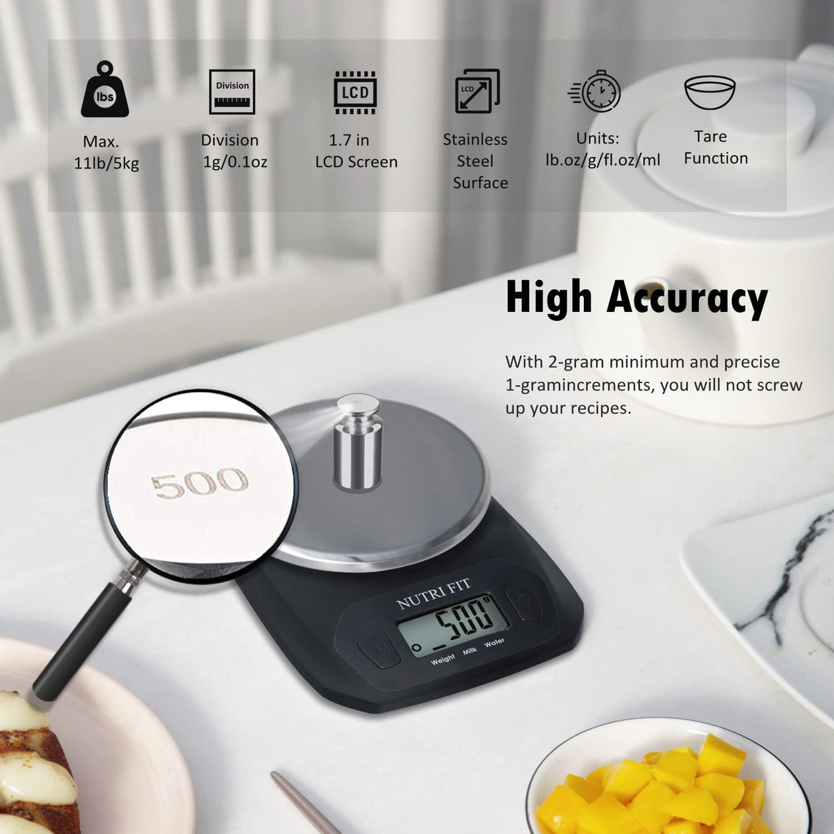 Nutri Fit Digital Food Scale Model EK9660K